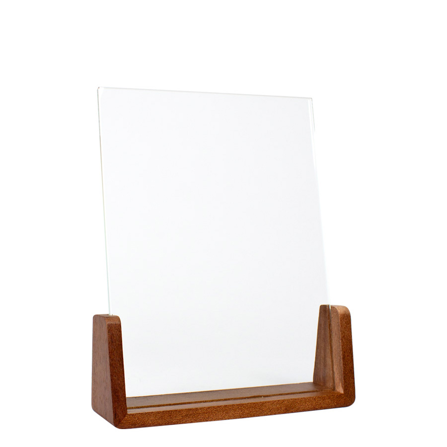 A80 - Trofeo Galvano de Madera y Cristal "Spitz"