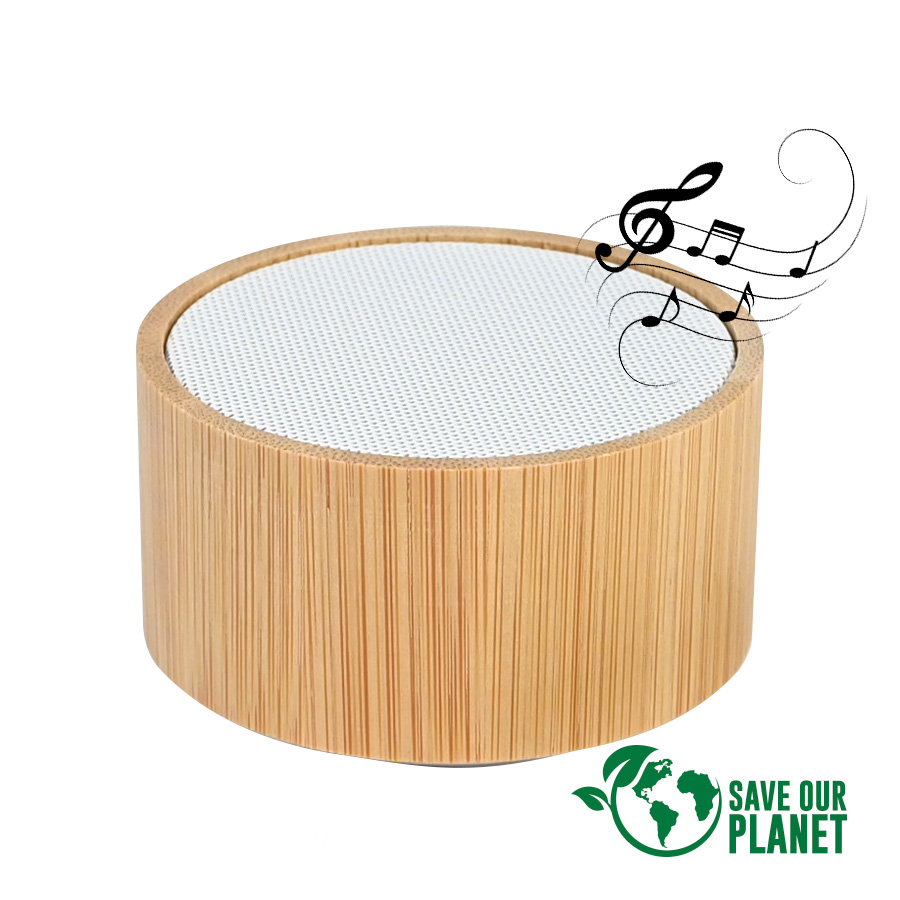 B95 - Parlante Altavoz Bluetooth de Bamboo "FLOW"