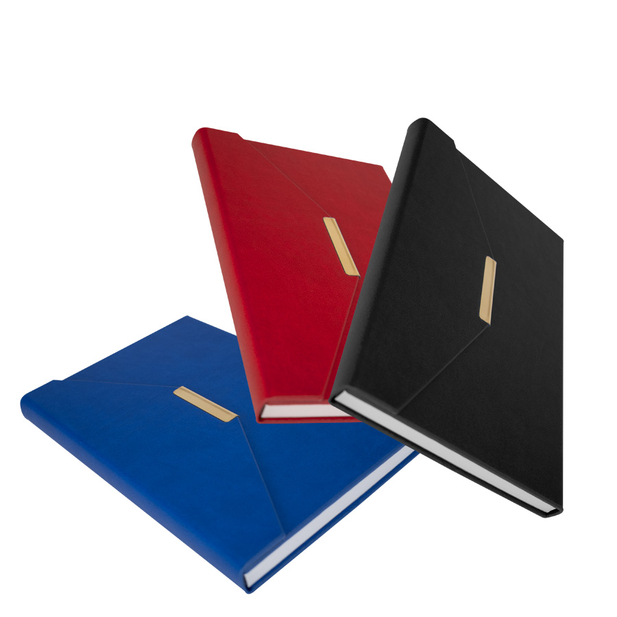 N98 - Deluxe Cuaderno de PU-eco-cuero con cierre imantado "ENVELOPE"