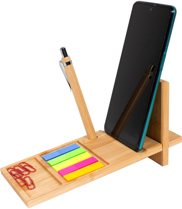 T604 - ORGANIZADOR DE ESCRITORIO DE BAMBÚ "NAGANO DESK" - Imagen 2